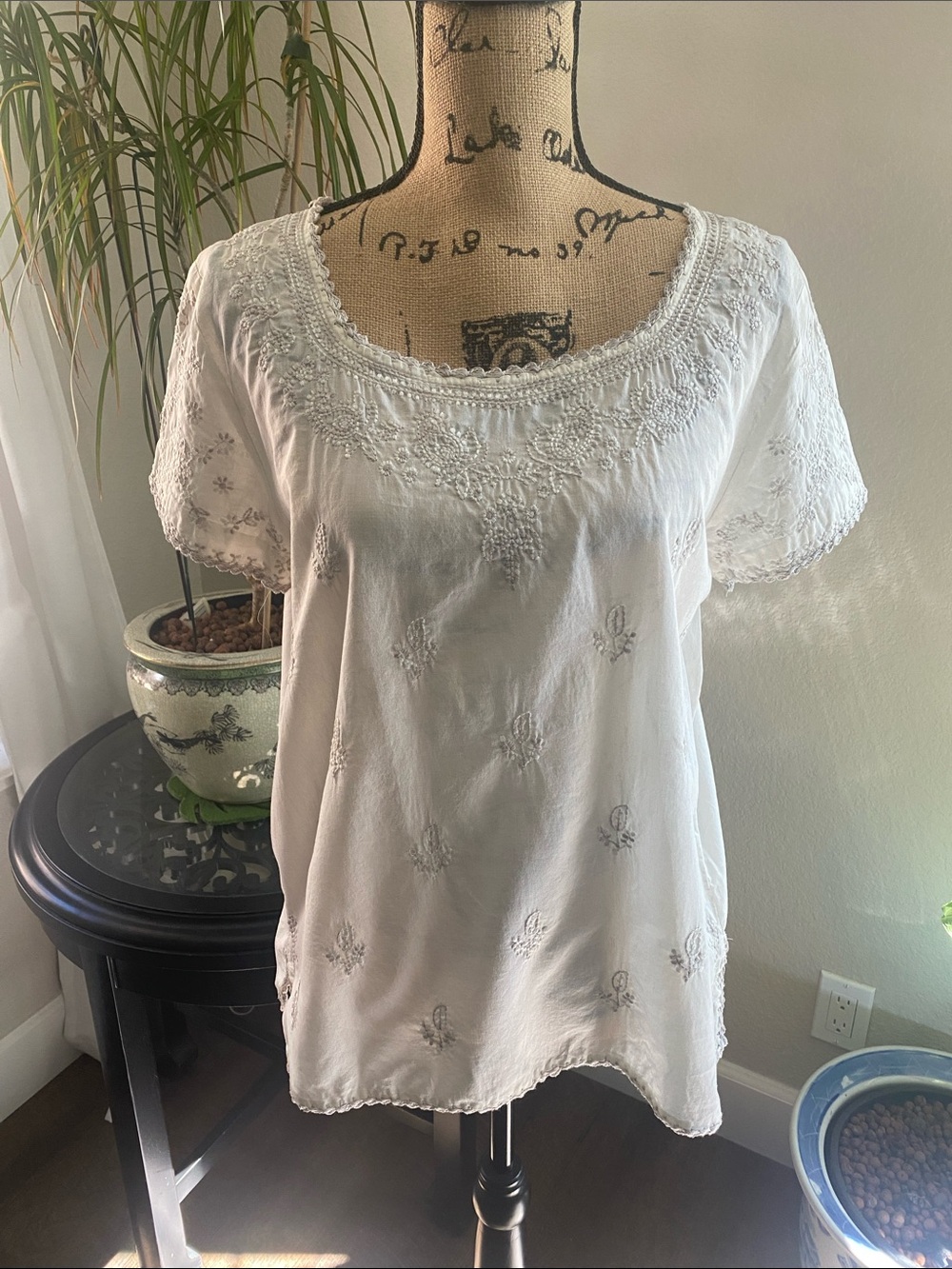 Embroidered Top